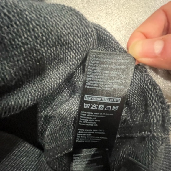 [S]IVY PARK Charcoal Cotton Blend Knit Hoodie - Picture 9 of 9